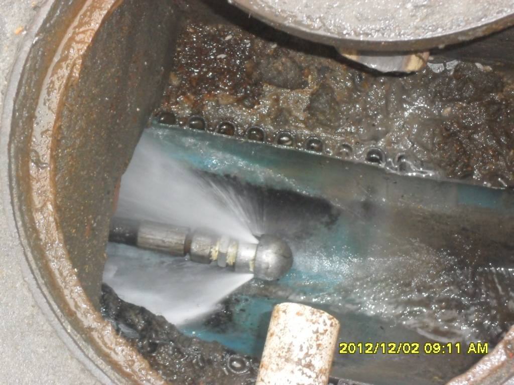 桥东污水管道高压清洗